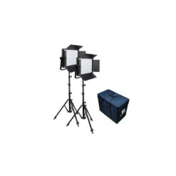 NANLITE KIT 2 Panel LED CN-1200 CSA Bi-color Con Aletas