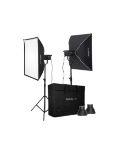 Kit 2 Focos Led NANLITE FS-300B 350w Bi-color